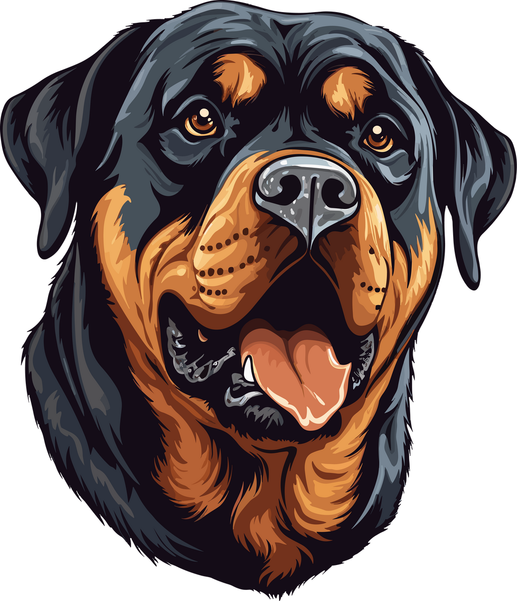 Rottweiler Dog Vector
